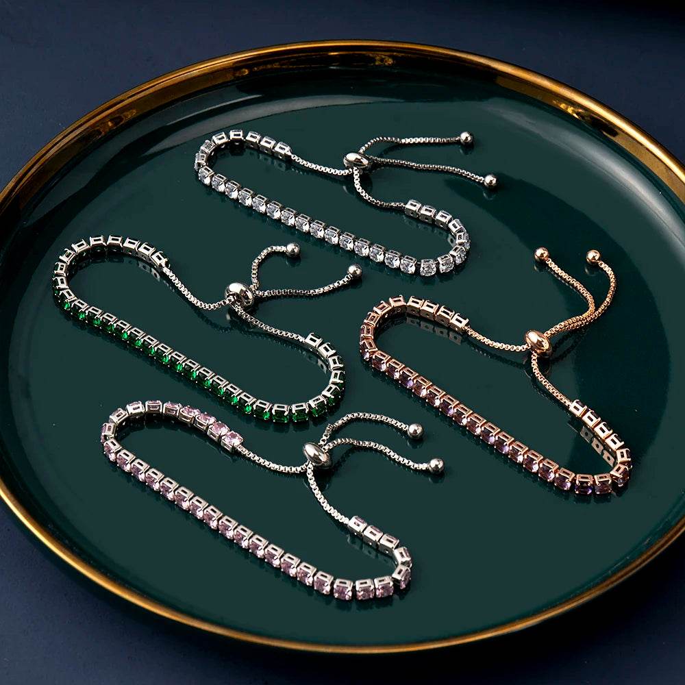 4mm Cubic Zirconia Tennis Bracelets - Your Shiny Clothes