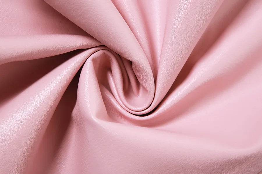 Pink Faux Leather Cargo Pants - Your Shiny Clothes