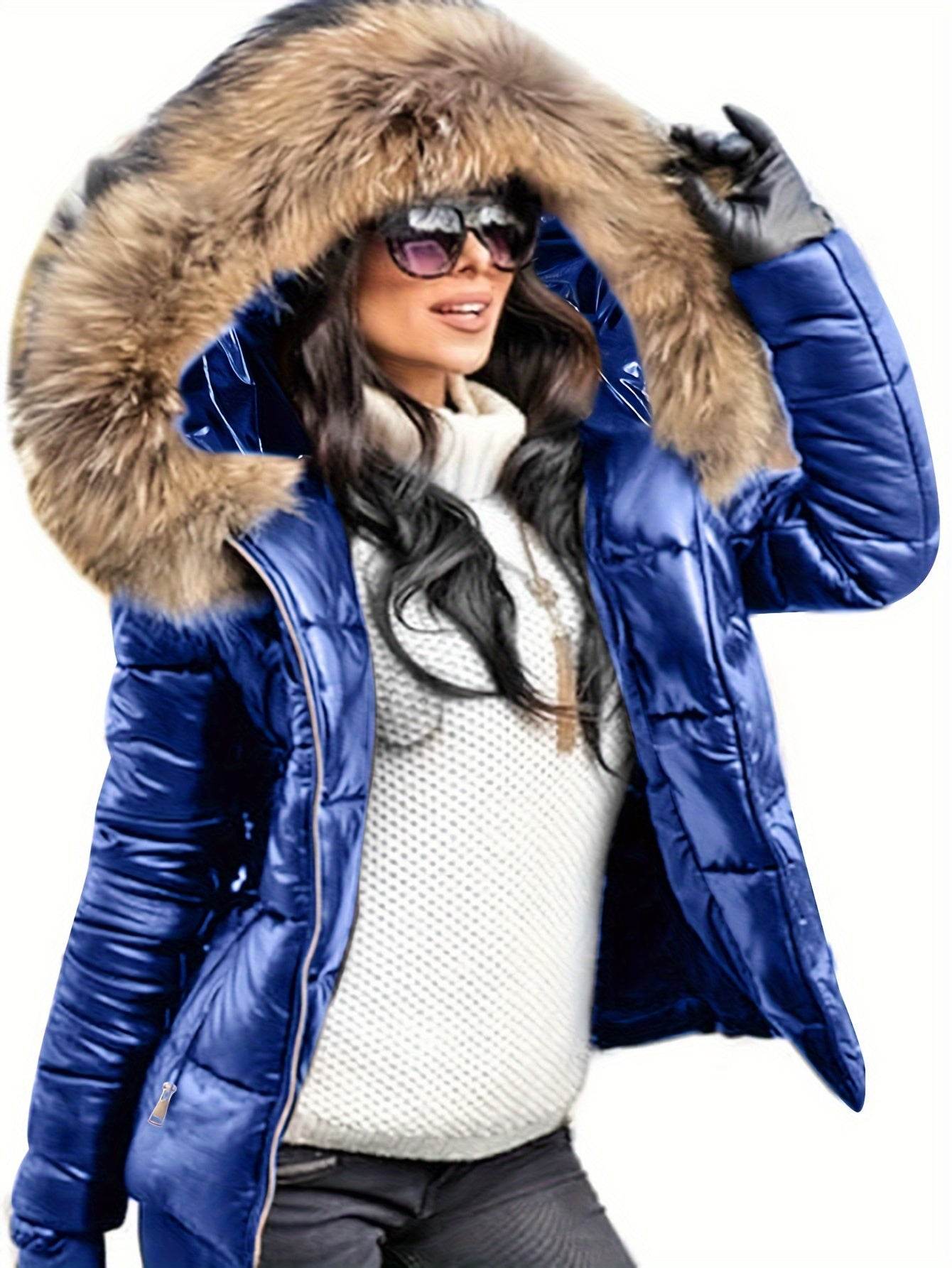 Winter Warm Hooded Puffer Coat - Your Shiny Clothes