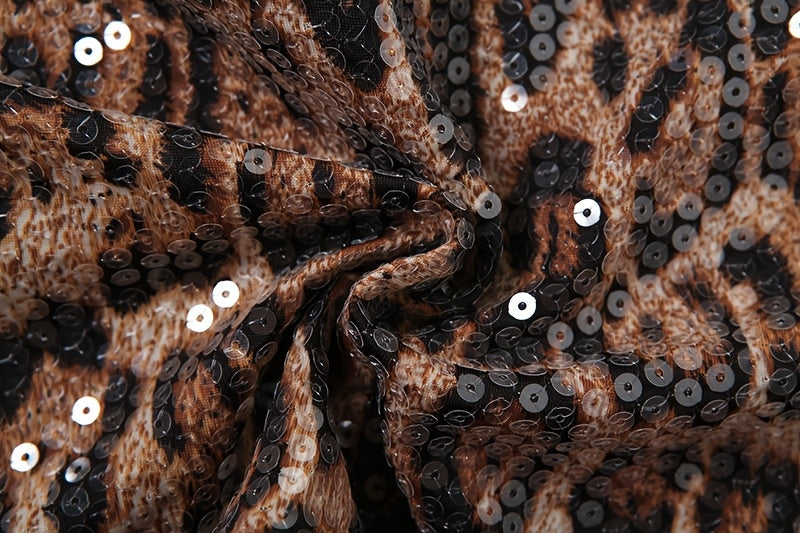 Leopard Print Backless Spaghetti Strap Camisole