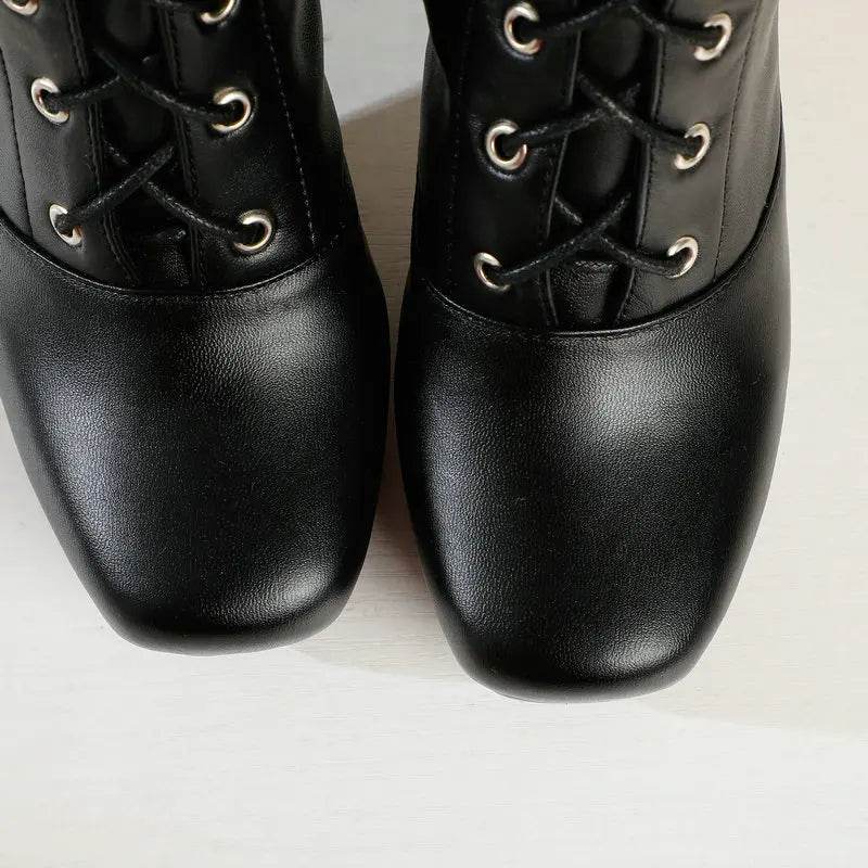 Your Shiny Clothes PU Leather Knee High Boots - Your Shiny Clothes