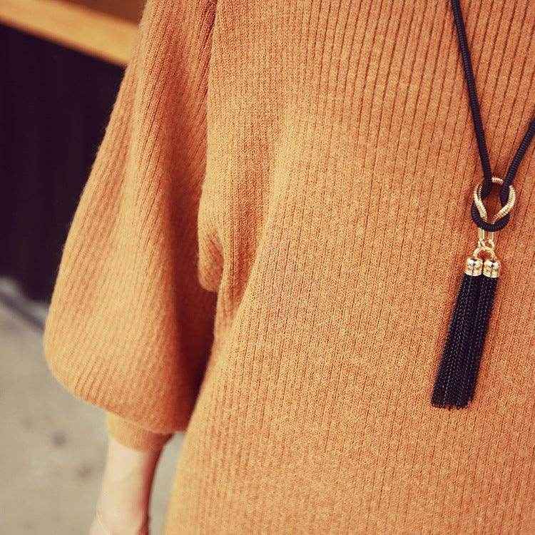 Pendant Tassel Necklace