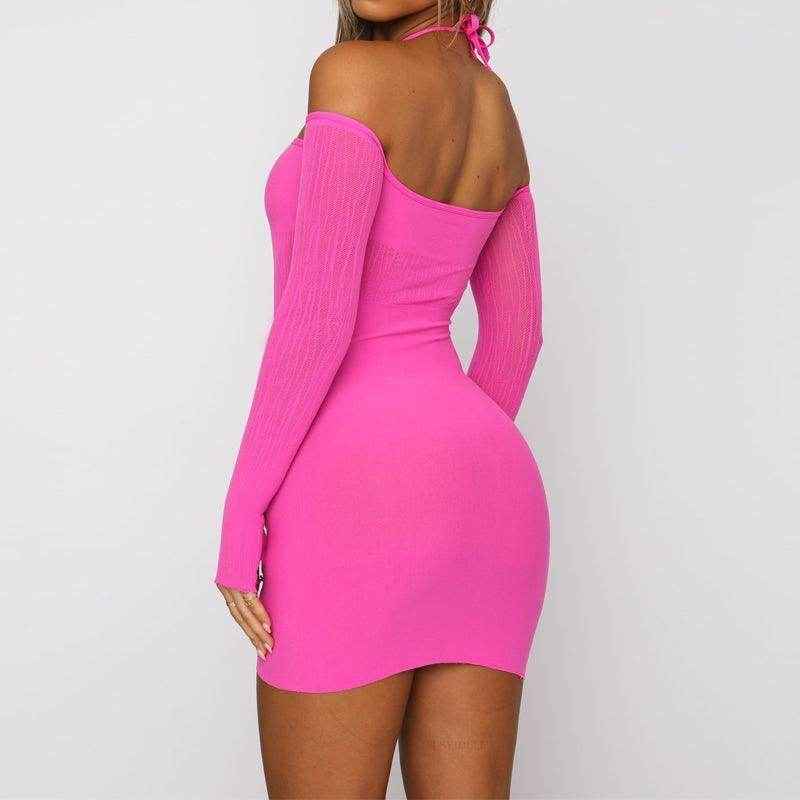 Candy Coloured Cutout Dress - Free Shipping