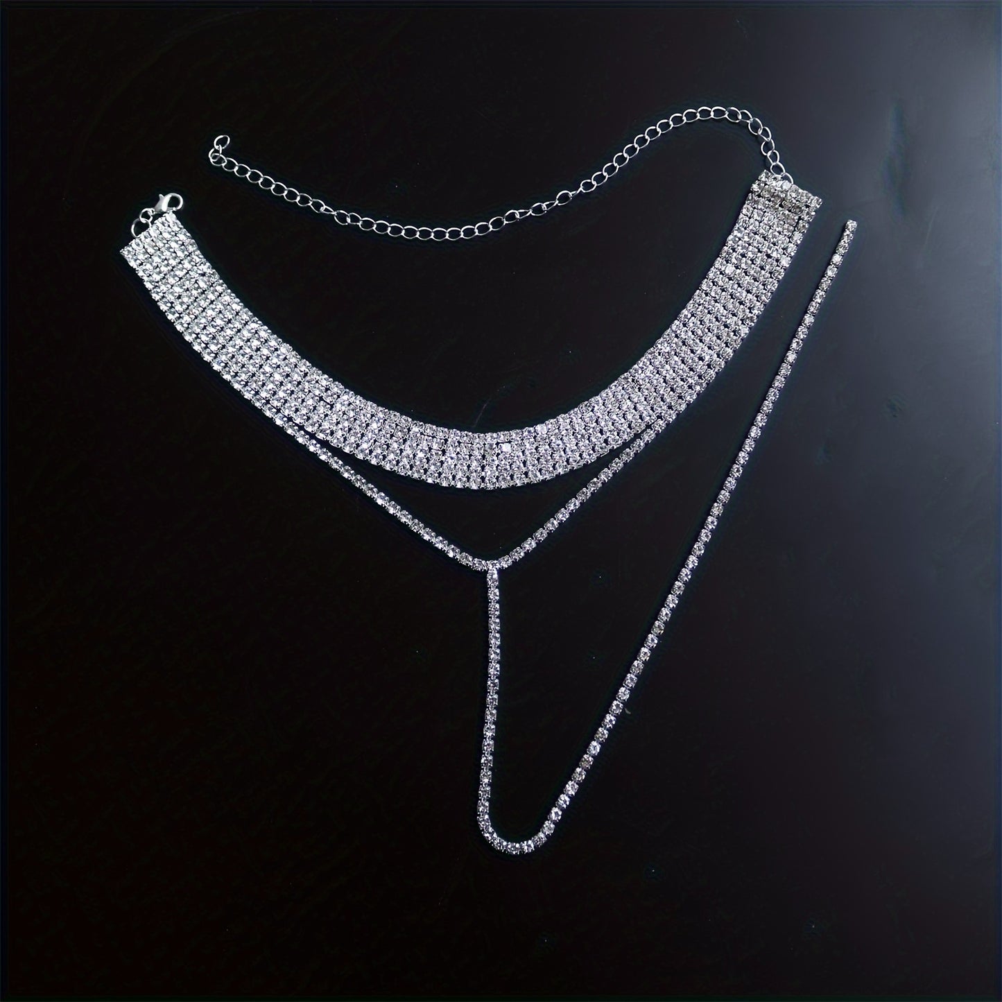 Elegant Chic Sparkling Clavicle Chain Multi-Layer Necklace