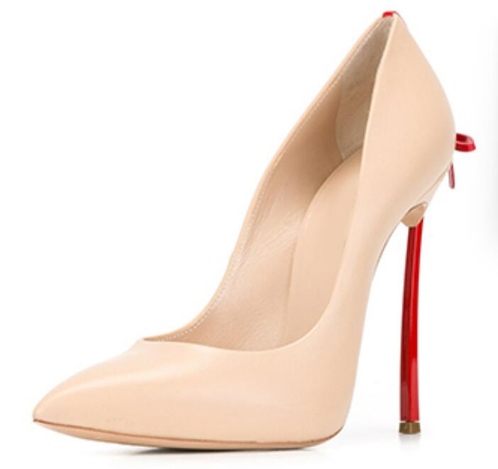 High Heeled Bow Tie Pumps - Your Shiny Clothes