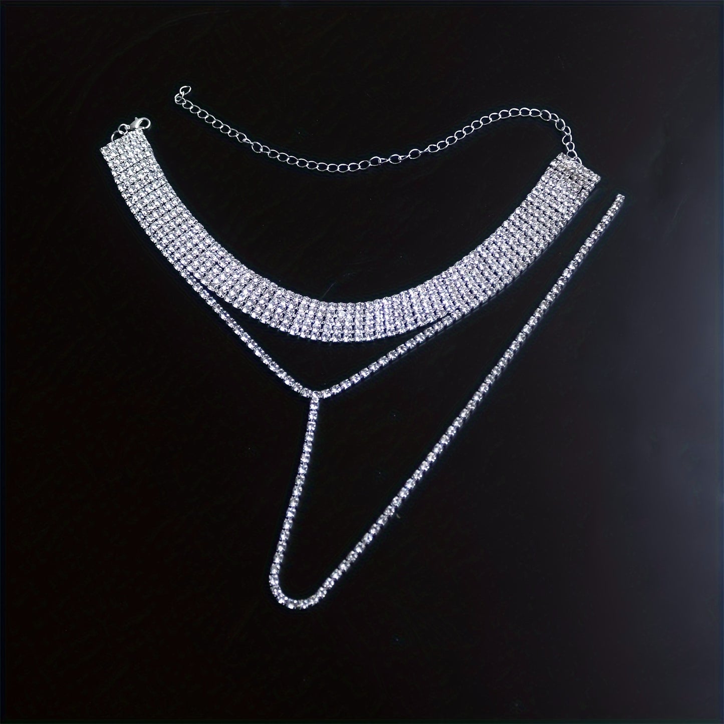 Elegant Chic Sparkling Clavicle Chain Multi-Layer Necklace