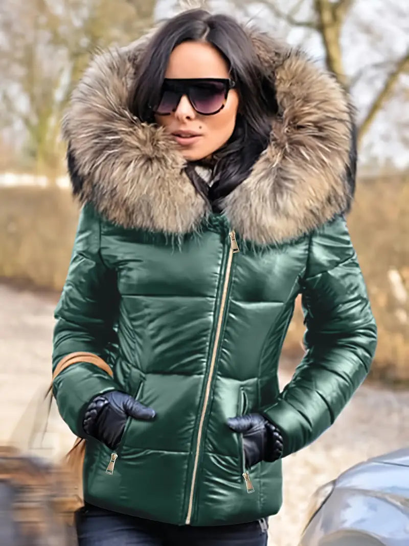 Winter Warm Hooded Puffer Coat