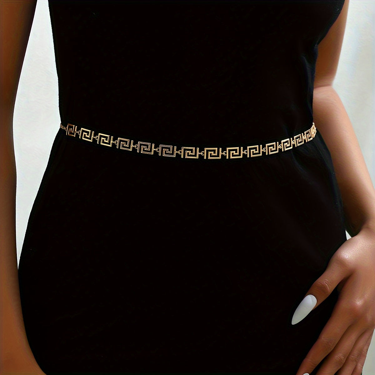 Elegant Greek Design Body Chain