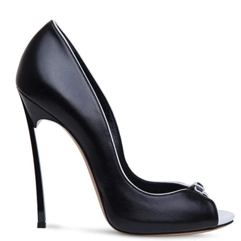 Peep Toe High Heeled Pumps - Your Shiny Clothes