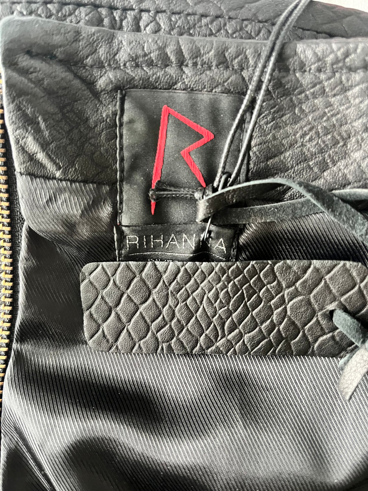 Genuine Leather Rihanna Pencil Skirt - Your Shiny Clothes