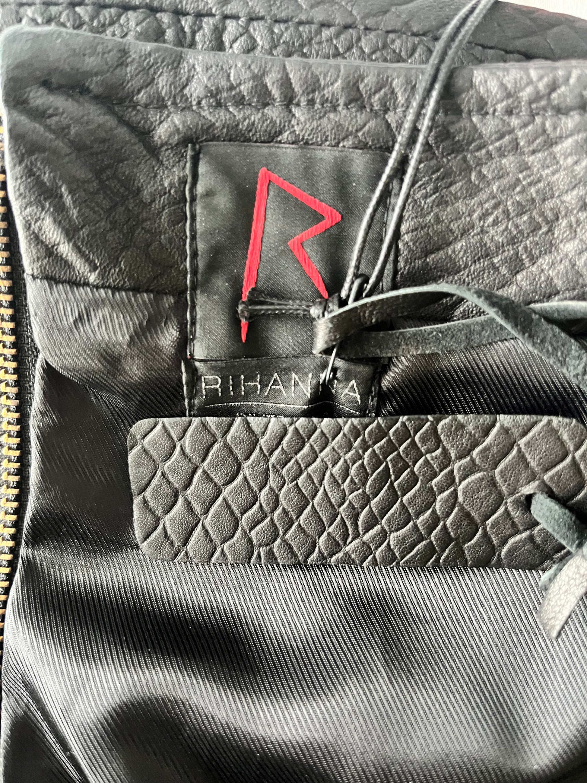 Genuine Leather Rihanna Pencil Skirt - Your Shiny Clothes