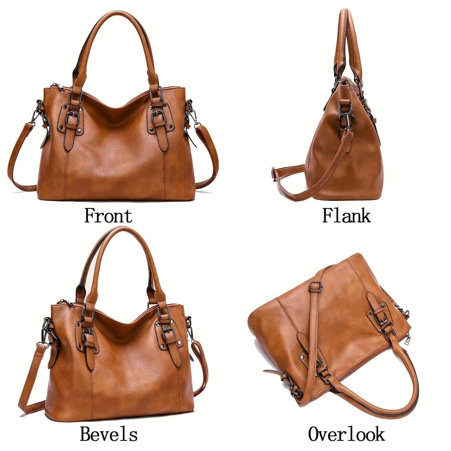 Soft Pu Leather Handbag - Your Shiny Clothes