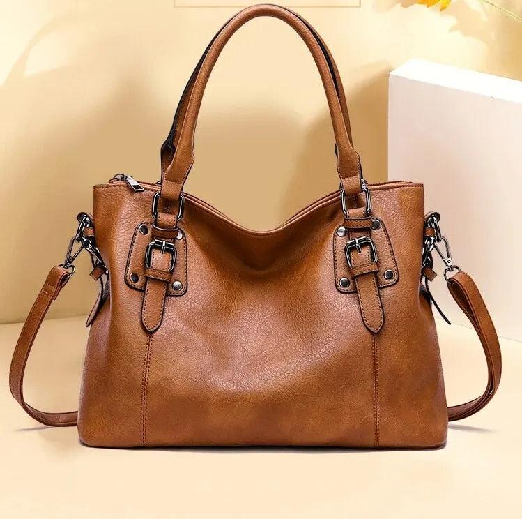 Soft Pu Leather Handbag - Your Shiny Clothes