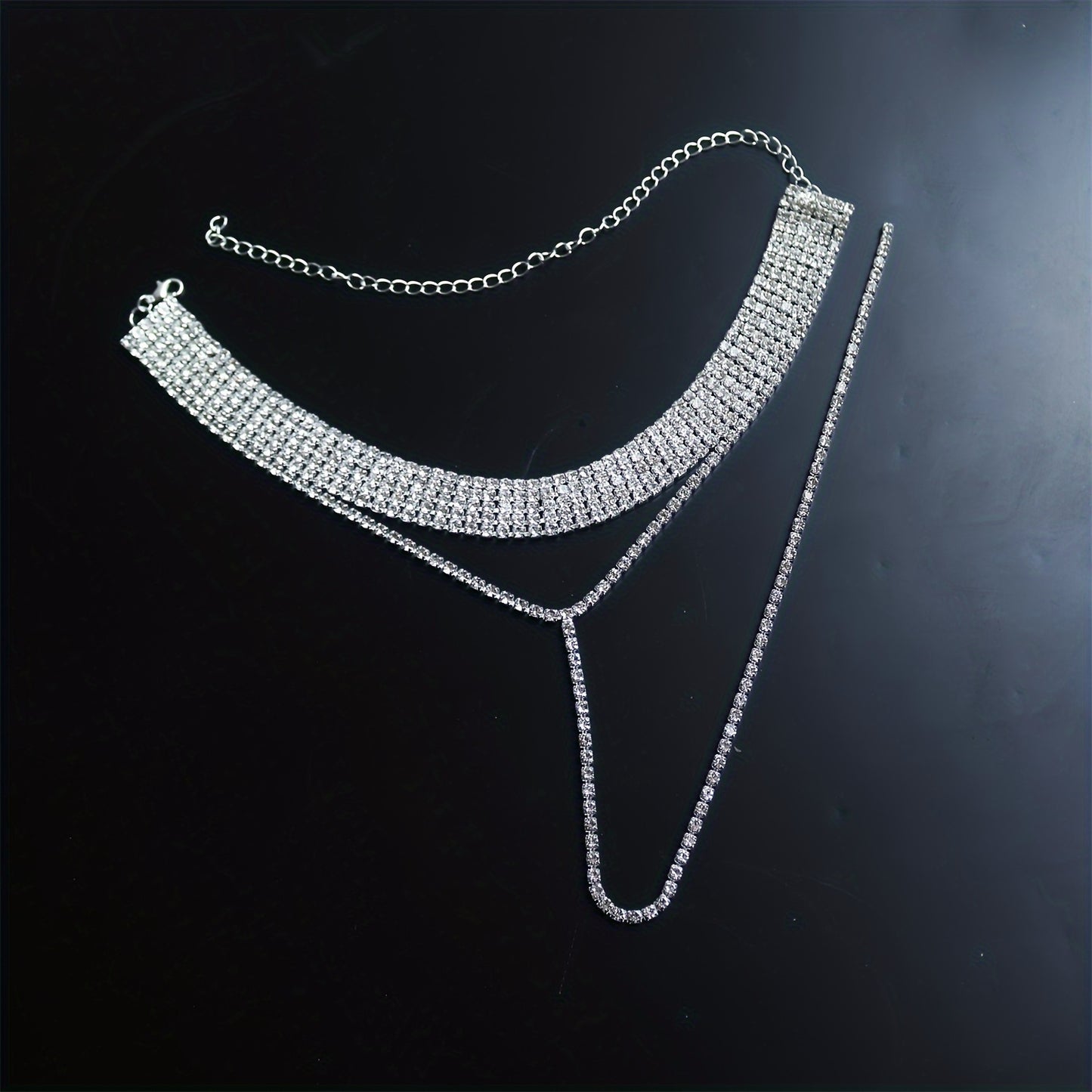 Elegant Chic Sparkling Clavicle Chain Multi-Layer Necklace