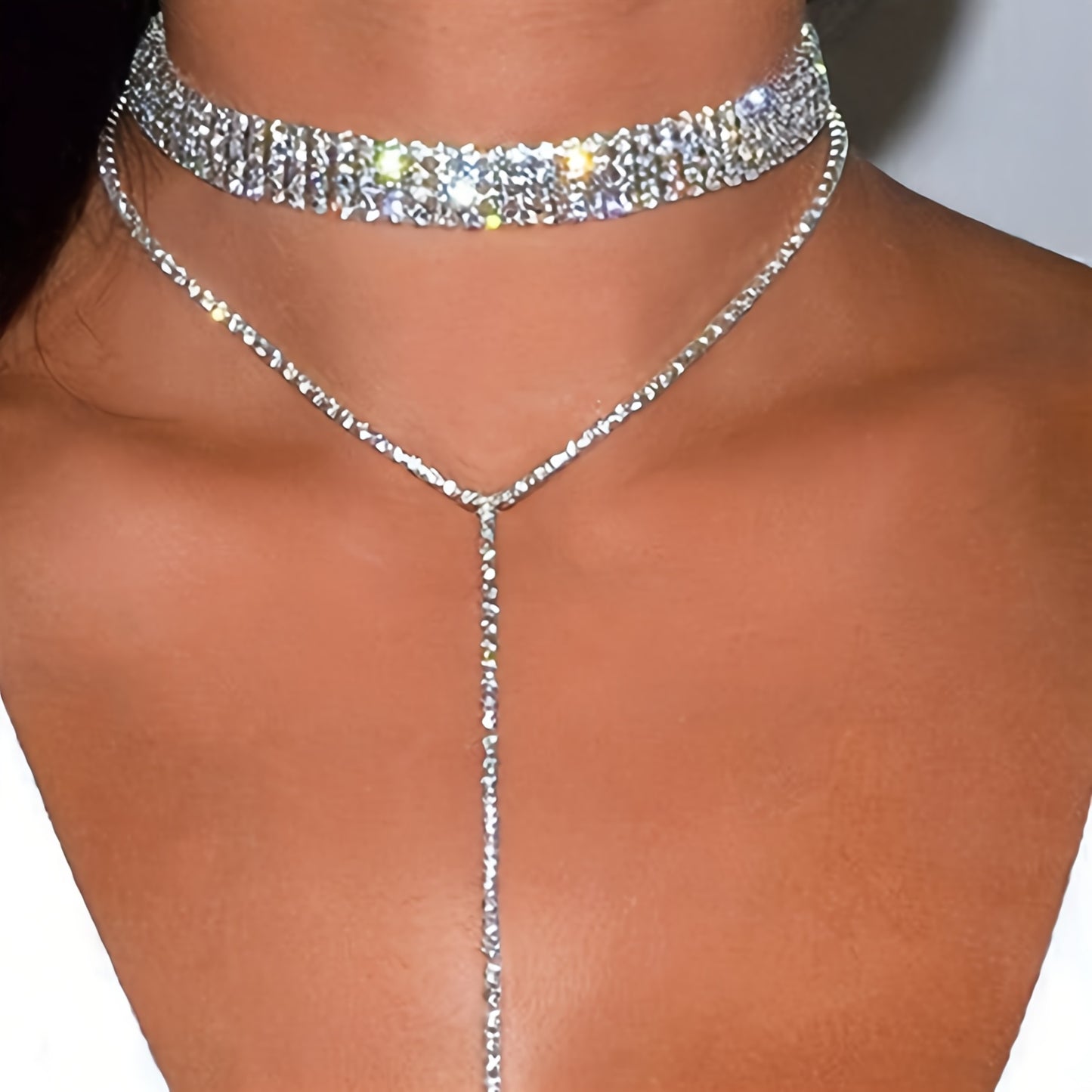 Elegant Chic Sparkling Clavicle Chain Multi-Layer Necklace