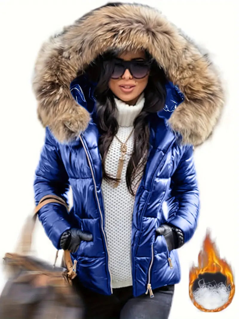 Winter Warm Hooded Puffer Coat