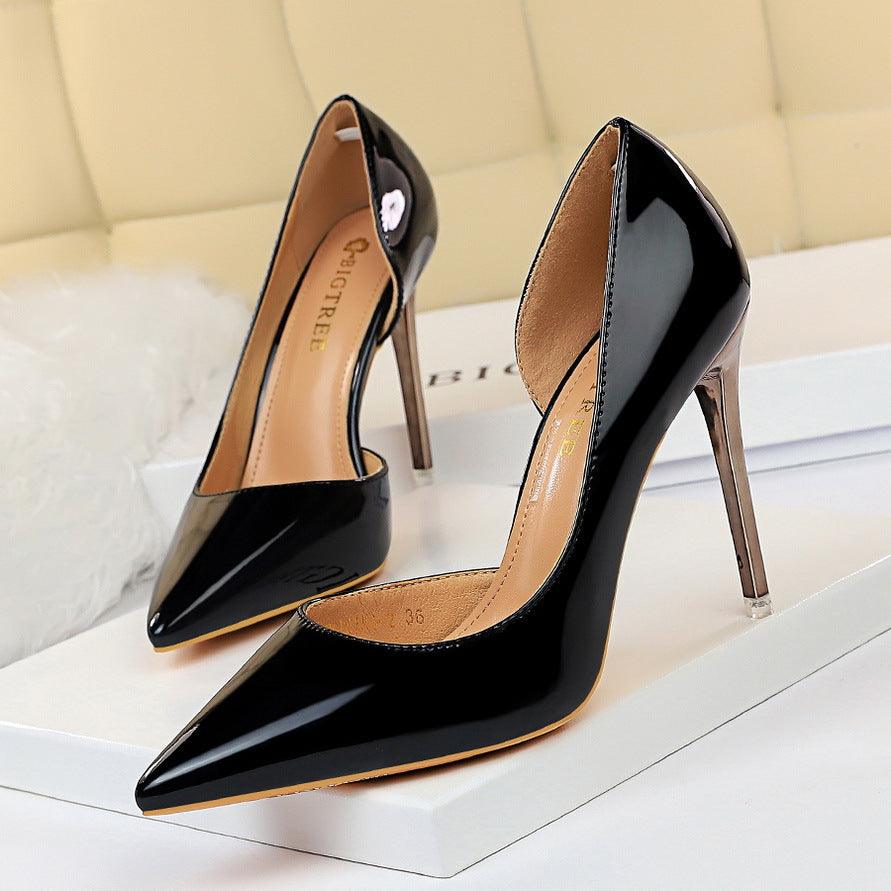 BIGTREE Metallic High Heel Shoes - Your Shiny Clothes