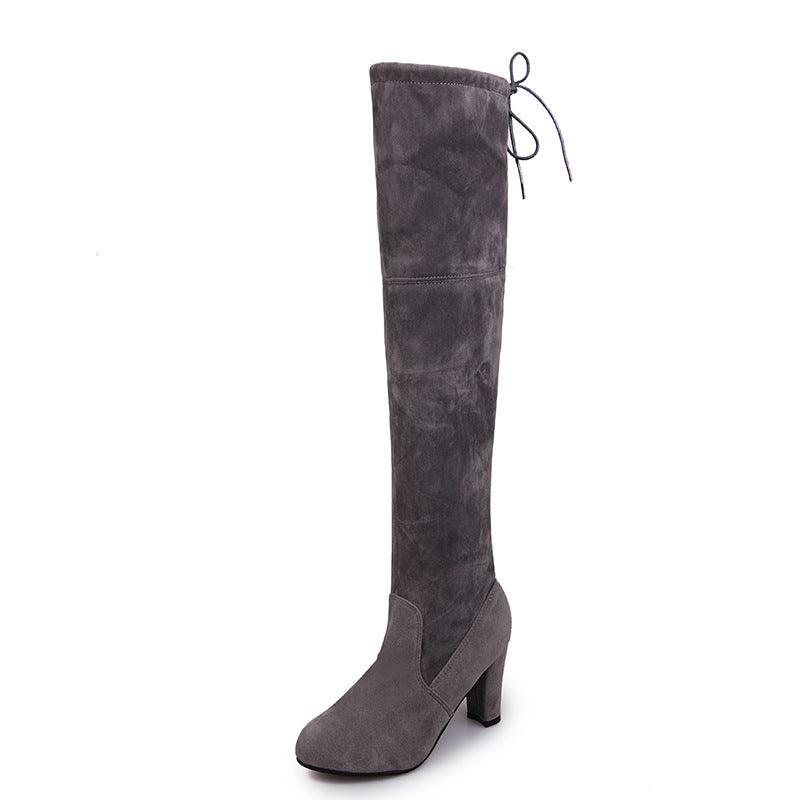Knee High High Heel Boots - Your Shiny Clothes