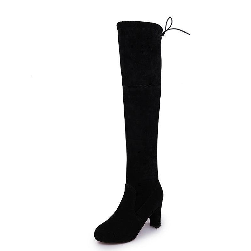 Knee High High Heel Boots - Your Shiny Clothes