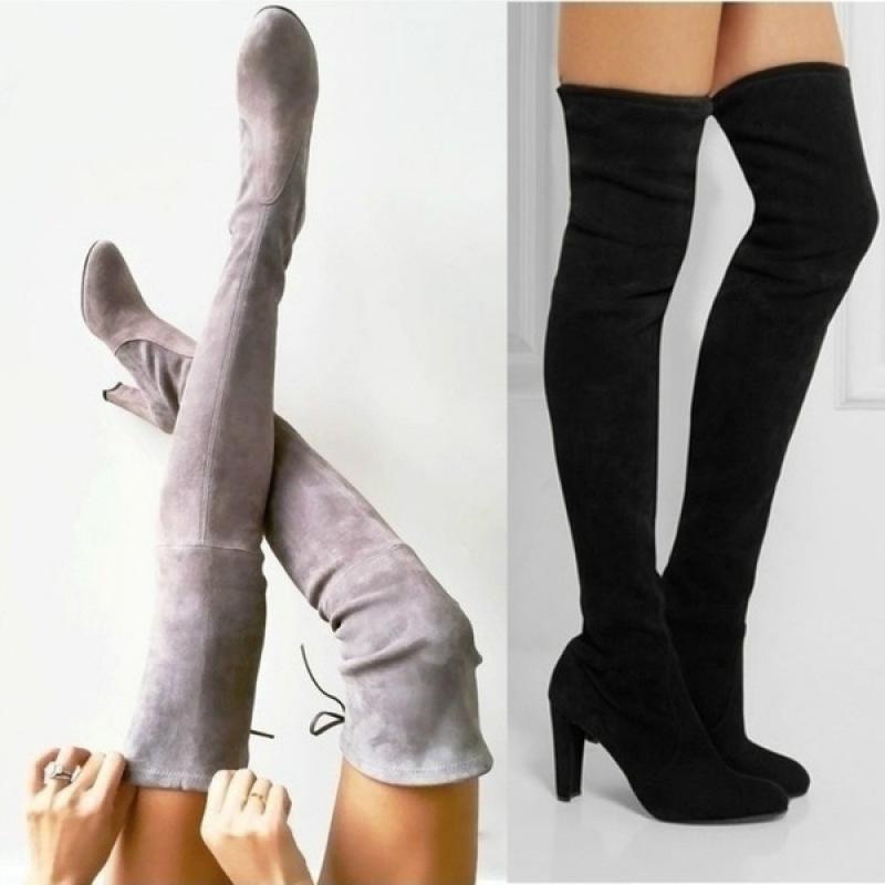 Knee High High Heel Boots - Your Shiny Clothes