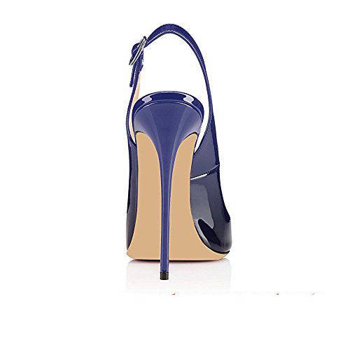 Patent Leather High Heeled Peep Toe Sandals - Your Shiny Clothes