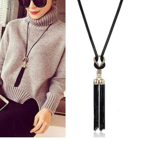 Pendant Tassel Necklace