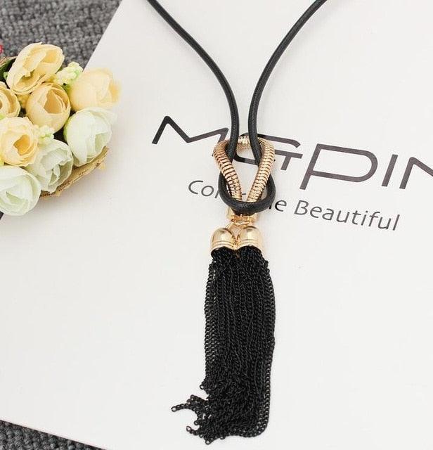 Pendant Tassel Necklace - Your Shiny Clothes