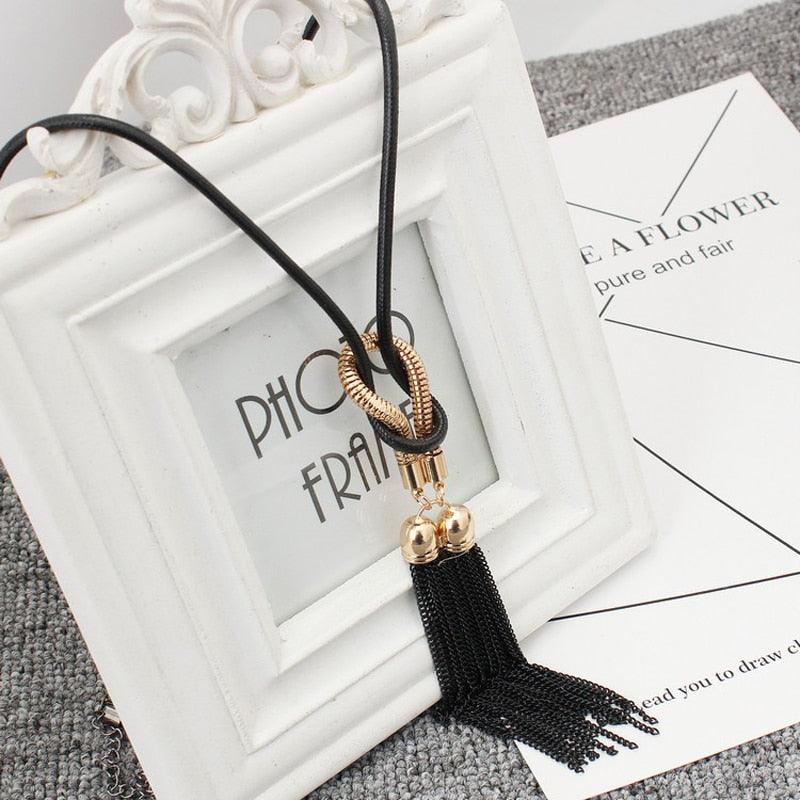 Pendant Tassel Necklace - Your Shiny Clothes