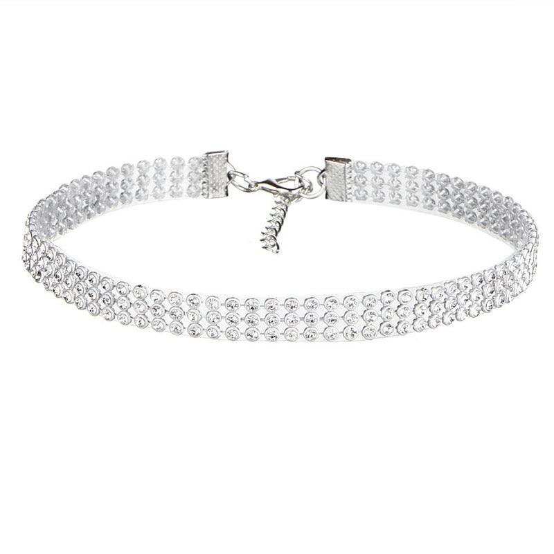 Dazzling Rhinestone Choker - Your Shiny Clothes