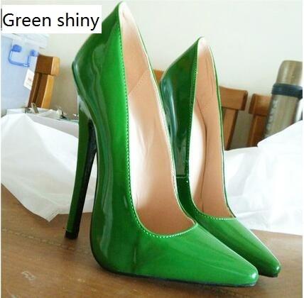 Patent Leather 18 cm High Heel Stilettos - Your Shiny Clothes