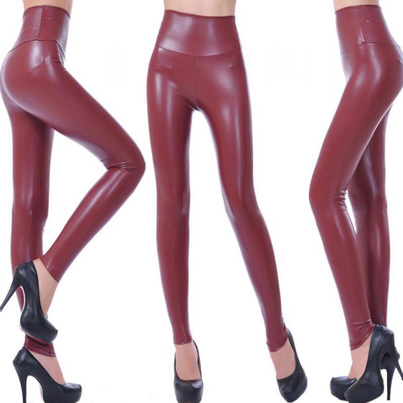 Faux Leather Leggings - Your Shiny Clothes