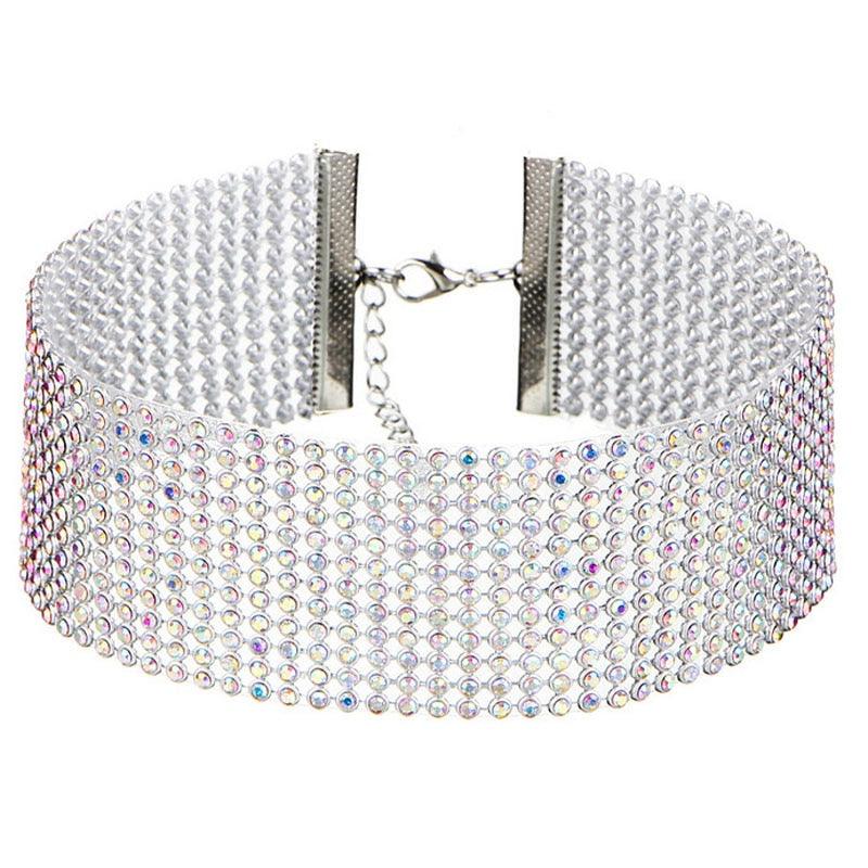 Dazzling Rhinestone Choker - Your Shiny Clothes