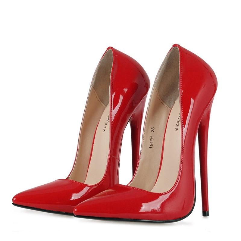 Patent Leather 16 cm High Heel Patent Pumps - Your Shiny Clothes