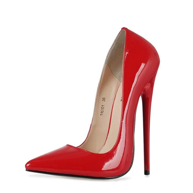 Patent Leather 16 cm High Heel Patent Pumps - Your Shiny Clothes