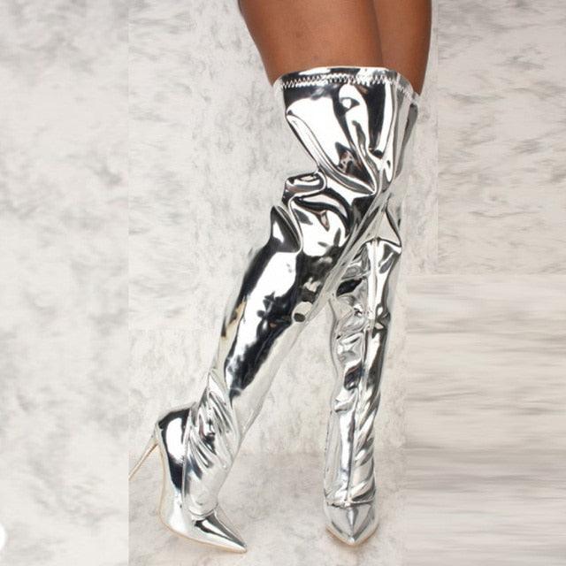 Over The Knee Boots - Your Shiny Clothes