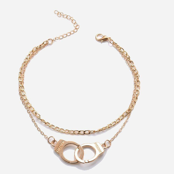 Handcuff Ankle Bracelet for Stylish Wear - Your Shiny Clothes