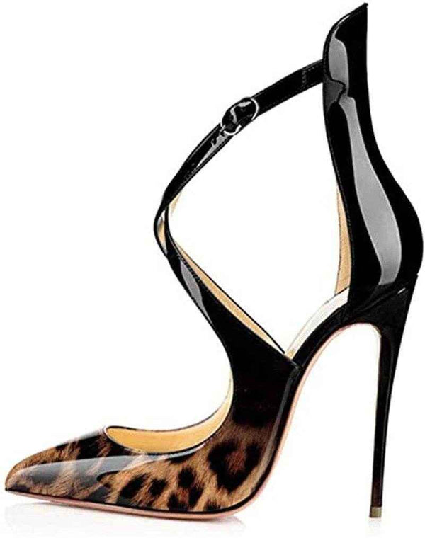 YSC Patent Leather High Heel Pumps - Stylish & Chic