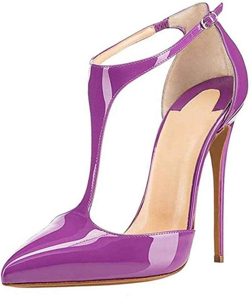 YSC T-Strap High Heels 12cm - Elegant Pumps